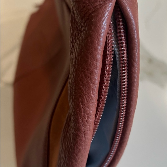 Aimee Kestenberg- Pebble leather Hobo bag-suede accents-single handle design
